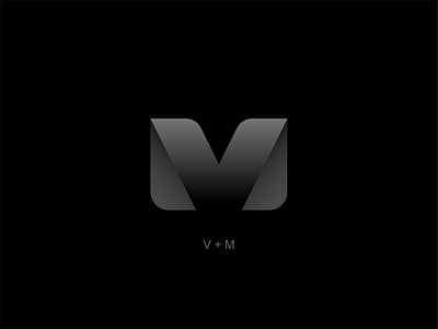 MV design identity logo logotype mark mv symbol vm