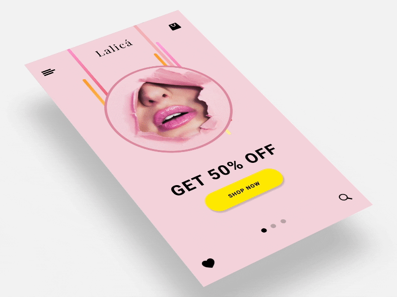 Lalica App Animation appdesign productdesign uxui