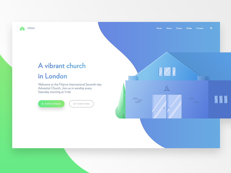 Example of Church website exploration