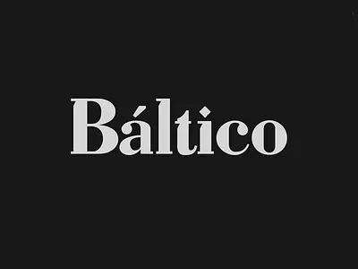 Logo Design to Báltico brand branding design identity logo minimal