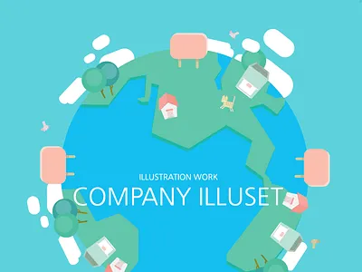 company illust set illust
