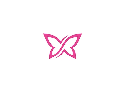 Butterfly logo animal beauty brand butterfly icon infinity insect logo mascot symbol vector wings