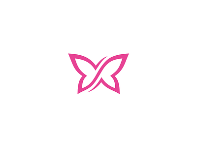 Butterfly logo animal beauty brand butterfly icon infinity insect logo mascot symbol vector wings