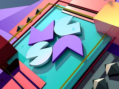 Personal Branding 3d abstract branding cinema4d geometric ident identity logo logotype mograph