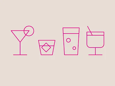Happy Hour Icon Design adobe illustrator drinks happy hour illustration illustrator vector vector art