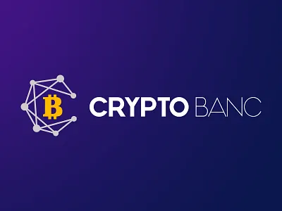 Logo Cryptobanc bitcoin coins crypto cryptocurrency design ico logo tokens uiux
