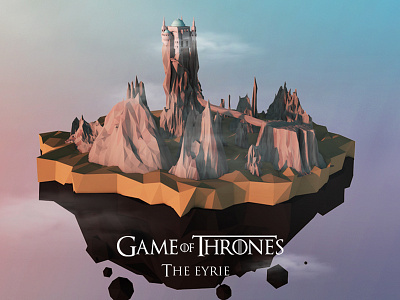 Eye cinema 4d game of thrones lowpoly