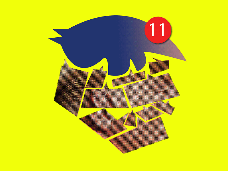 Trump Tweets animation design editorial editorial illustration gif graphic design illustration motion