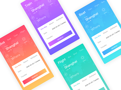 Tickets app color tickets ui ux