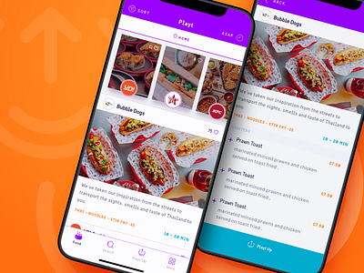 Playt food ios lunch order ui