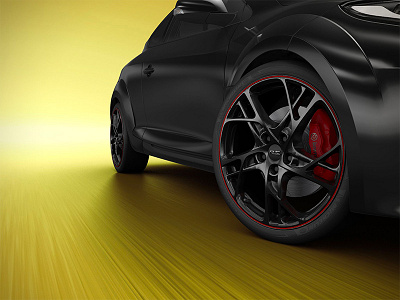MEGANE RS CGI art direction automotive cgi