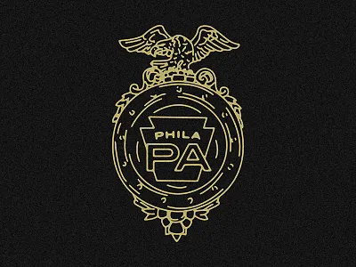 Eagle design graphic illustration logo mark type typography