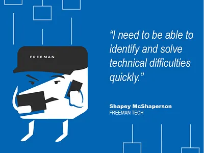 Freeman Persona Card freeman illustration shape ux personas