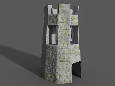 3D Tower - Unity Game susbstance painter tower unity