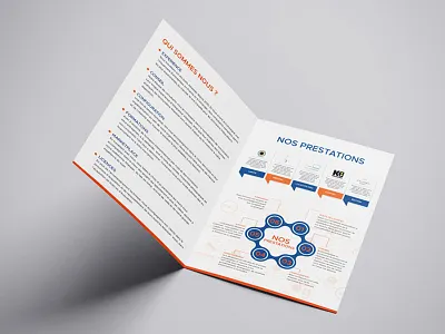 Bifold Brochure Design bifold brochure clean minimalistic design