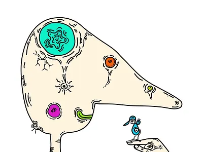 Nose Face affinity art bird draw face nose sketchy weird