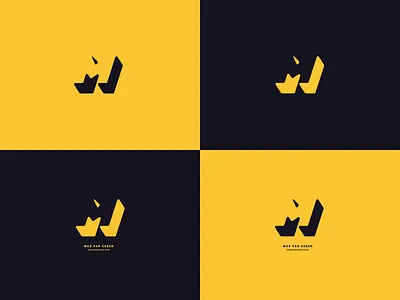 Personal Logo Exploration logo m shadow yellow