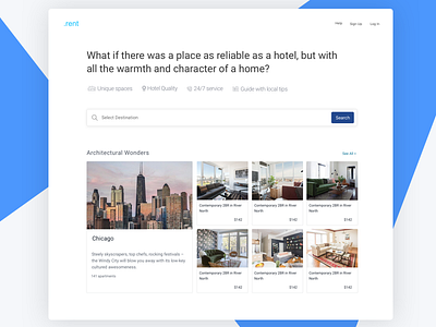 Ui2 apartments grid view map mockup rent ui