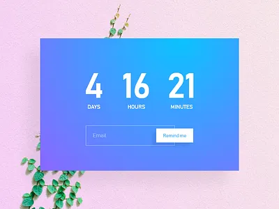 Daily UI #014 countdown timer dailyui maintenance timer ui