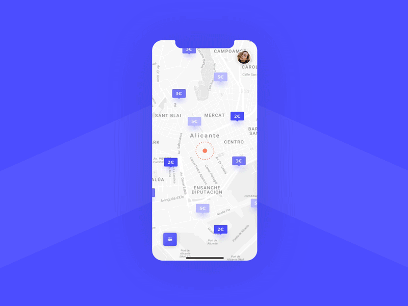 Parking App Exploration ll calendar car daily date find map park parking pin time ui ux