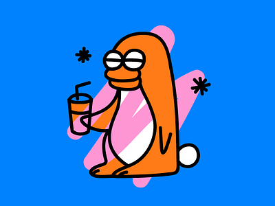 Weird character design digital fun illustration