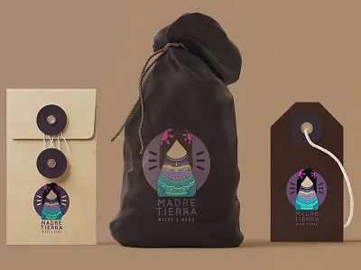 Madre Tierra bag branding label logo madre tierra