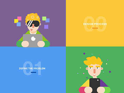 Design Process character design process illustration ui design process ui interface uiux