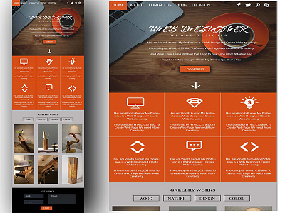 Web Page Orange!!! Front End front end orange ui ux web design