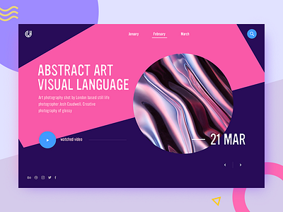 Abstract art abstract art concept custom dashborad grid layout metal modern ui ux website