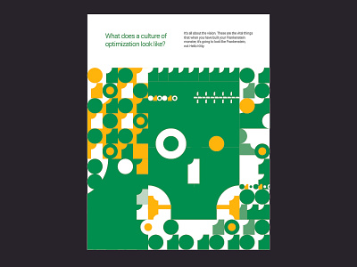 Google cover white paper 2 binary face frankenstein green pattern