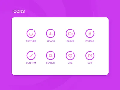 some icons design icon ui