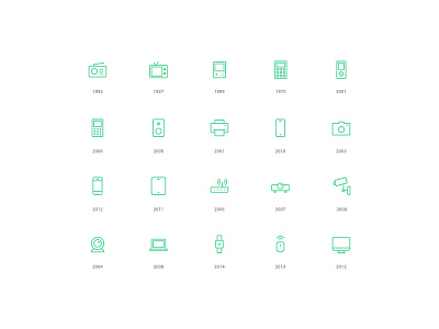 Device Icon Set design device icon icons symbol vector