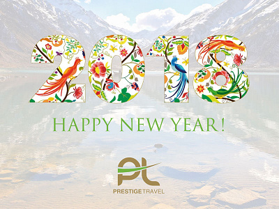 Pakistani Truck Art Inspired New Year Poster ai newyear pakistan photoshop truckart