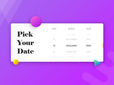 Date Picker date picker ui