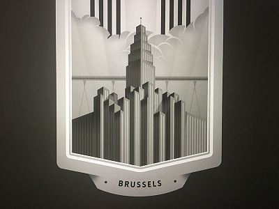 Art deco Buildings art deco art direction belgium brussels buildings design graphic design illustration logo mirko ui ux