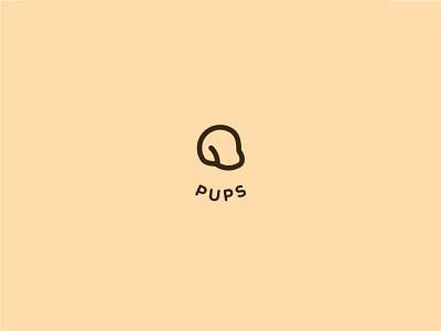 Pups Logo Design graphic design identity design logo design pups