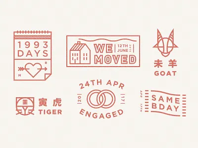 Love Facts elements facts icon statistic zodiac