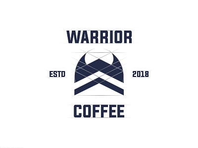 Warrior Coffee brand assets brand identity branding business coffee coffee logo company branding design illustration logo logos modern