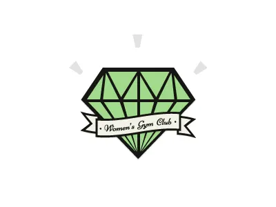 Women's Gym Club Logo logo