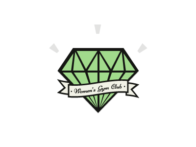 Women's Gym Club Logo logo