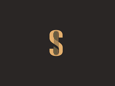 Strings branding guitar letter logo monogram s strings