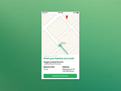 Daily UI #020 - Location Tracker app branding clean dailyui flat ios location tracker product type ui ux visual