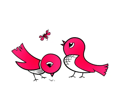 Cute Little Birds animals bird birds children cute girly illustration kids little t shirt