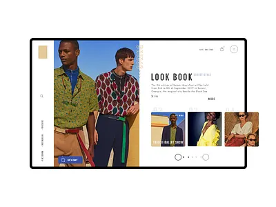 Shop boy collection color landing page minimal online shop shop slider spring ui ux web