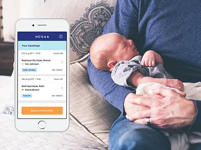 Hugaa - Mobile App Design app design art direction mobile app ui design user interface