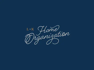 L+K Home Organization | Logo Variation brand design branding feminine identity logo logo design mark