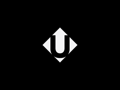 U - Arrow branding graphic design icon logo