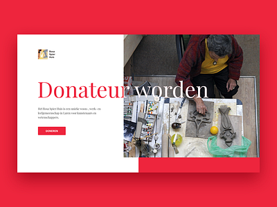 Donation page donate header webpage website