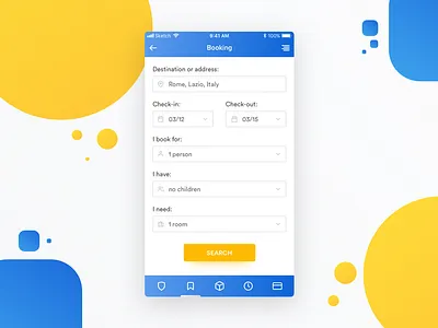 Daily UI #067 - Hotel Booking app book booking clean daily dailyui hotel minimal reserve restyle ui ux