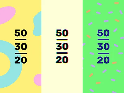 Logo exploration 80s brand exploration logo memphis style sparkles wip